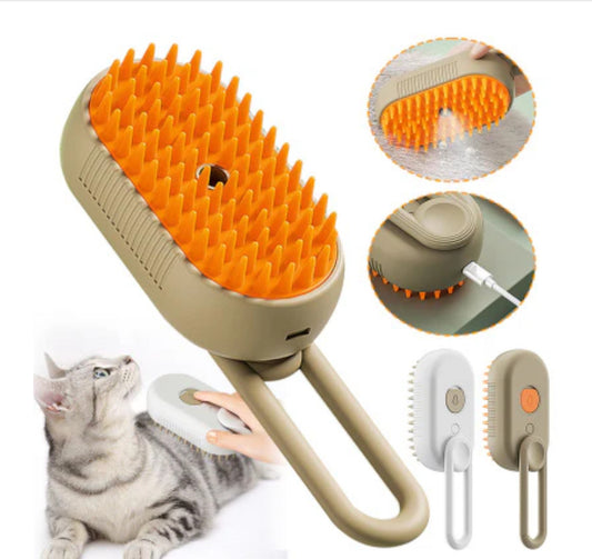 Spazzola a vapore 3 in 1 per animali domestici